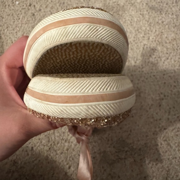 Kate Spade Glitter Sneakers - Rose Gold - Picture 5 of 6